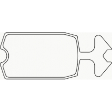 P 61 002 BREMBO Комплект тормозных колодок, дисковый тормоз