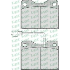 05P147 LPR Комплект тормозных колодок, дисковый тормоз