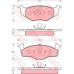 GTD1034 TRW Комплект тормозов, дисковый тормозной механизм