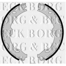 BBS6393 BORG & BECK Комплект тормозных колодок