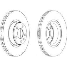 DDF1291C FERODO Тормозной диск