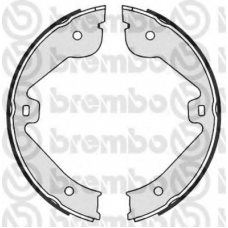 S 85 536 BREMBO Комплект тормозных колодок, стояночная тормозная с
