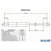 BGS11020 BUGIAD Газовая пружина, крышка багажник