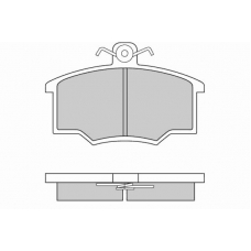 12-0143 E.T.F. Комплект тормозных колодок, дисковый тормоз