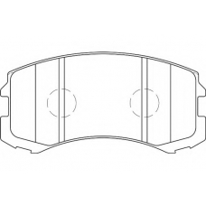 WBP24291A WAGNER LOCKHEED Комплект тормозных колодок, дисковый тормоз