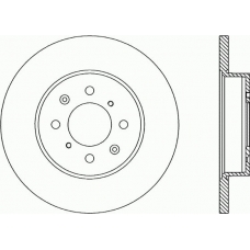 BDR1752.10 OPEN PARTS Тормозной диск