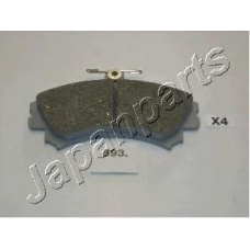 PA-593AF JAPANPARTS Комплект тормозных колодок, дисковый тормоз