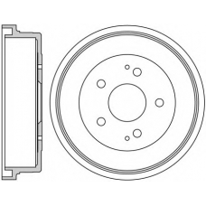 VBE615 MOTAQUIP Тормозной барабан