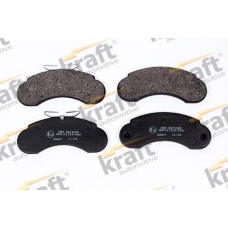 6001080 KRAFT AUTOMOTIVE Комплект тормозных колодок, дисковый тормоз