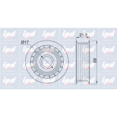 15-1030 IPD Паразитный / ведущий ролик, поликлиновой ремень