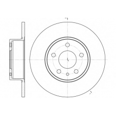 D6149.00 WOKING Тормозной диск