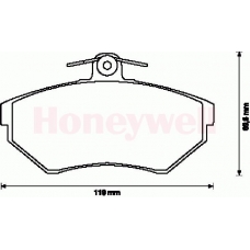 571969S STOP Комплект тормозных колодок, дисковый тормоз