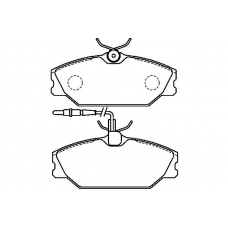 21388 183  2 5 T424 TEXTAR Колодки тормозные