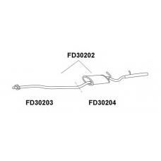 FD30202 VENEPORTE Глушитель выхлопных газов конечный