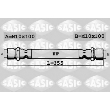 SBH6332 SASIC Тормозной шланг