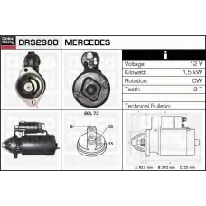 DRS2980 DELCO REMY Стартер