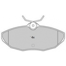 FBP-1791 FREMAX Комплект тормозных колодок, дисковый тормоз