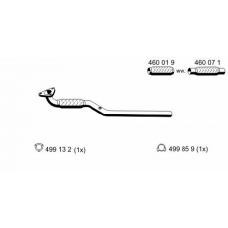033404 ERNST Труба выхлопного газа