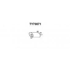 TY70071 VENEPORTE Глушитель выхлопных газов конечный