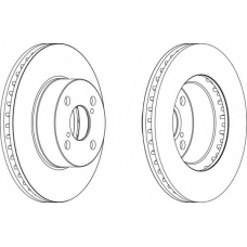 DDF1294C FERODO Тормозной диск