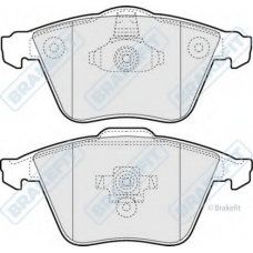 PD3198 APEC Комплект тормозных колодок, дисковый тормоз