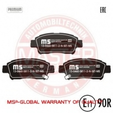 13046058112N-SET-MS MASTER-SPORT Комплект тормозных колодок, дисковый тормоз