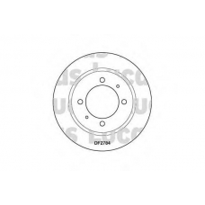 DF2784 TRW Тормозной диск