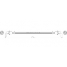 7289 REMKAFLEX Тормозной шланг