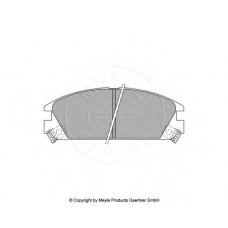 025 201 0414 MEYLE Колодки тормозные