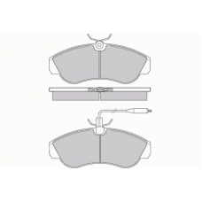 12-0615 E.T.F. Комплект тормозных колодок, дисковый тормоз