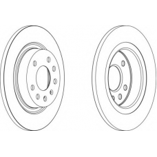 DDF1288C FERODO Тормозной диск