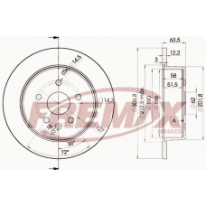 BD-2790 FREMAX Тормозной диск
