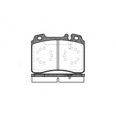 0379.00 QUINTON HAZELL Комплект тормозных колодок, дисковый тормоз
