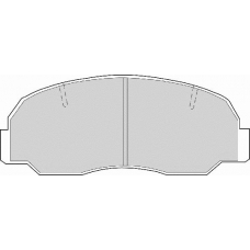 FD6353A NECTO Комплект тормозных колодок, дисковый тормоз