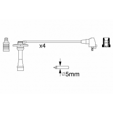 0 986 356 957 BOSCH Комплект проводов зажигания