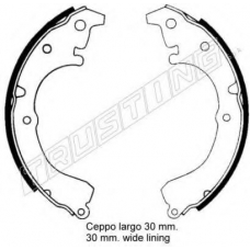 115.246 TRUSTING Комплект тормозных колодок
