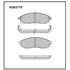ADB3776 Allied Nippon Тормозные колодки