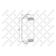 90-36336-SX STELLOX Кожух пневматической рессоры