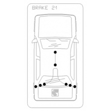 11.5464 COFLE Трос, стояночная тормозная система