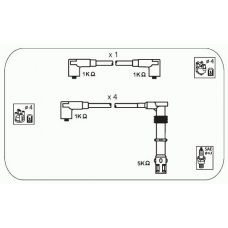 ABM55 JANMOR Комплект проводов зажигания