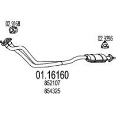 01.16160 MTS Труба выхлопного газа