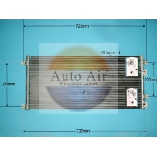 16-9918 AUTO AIR GLOUCESTER Конденсатор, кондиционер