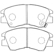 PN-3172 JNBK Колодки тормозные