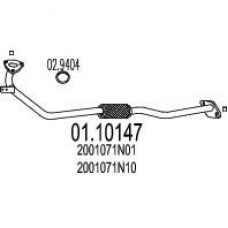 01.10147 MTS Труба выхлопного газа