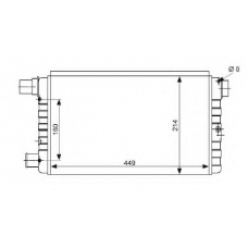 QER1518 QUINTON HAZELL Радиатор, охлаждение двигателя