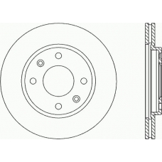 BDA1432.20 OPEN PARTS Тормозной диск