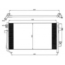 35566 NRF Конденсатор, кондиционер