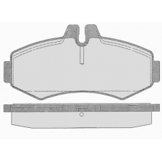 714.0 RAICAM Комплект тормозных колодок, дисковый тормоз