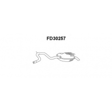 FD30257 VENEPORTE Глушитель выхлопных газов конечный