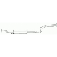 65433 SIGAM Средний глушитель выхлопных газов